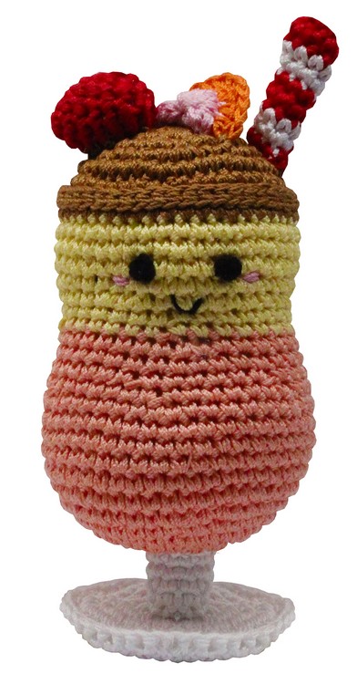 Knit Knacks Daiquiri Organic Cotton Small Dog Toy